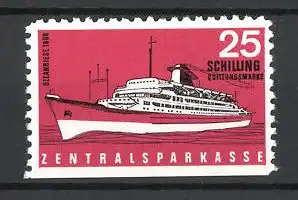 Reklamemarke Ozeanriese von 1960, Schilling Quittungsmarke der Zentralsparkasse