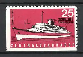 Reklamemarke Ozeanriese von 1960, Schilling Quittungsmarke der Zentralsparkasse