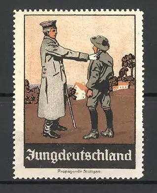 Reklamemarke Jungdeutschland, Ehrung eines Pioniers