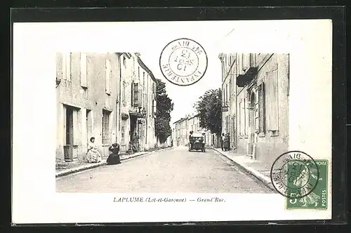 AK Laplume, Vue dans Grande Rue