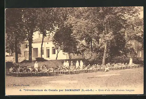 AK Damazan, Cure d`air sur chaises longues