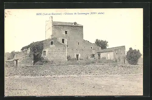 AK Boe, Chateau de Lacassagne XIVe siecle