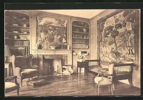 AK Layrac, Le Loup, interieur Bibliothque