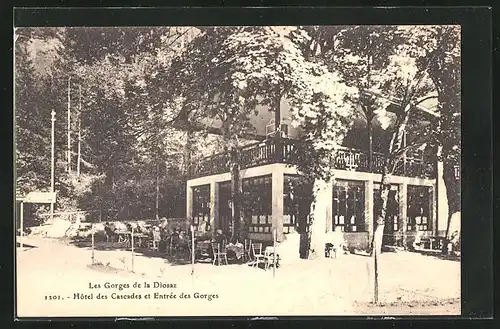 AK Les Gorges de la Diosaz, Hotel des Cascades et Entree des Gorges