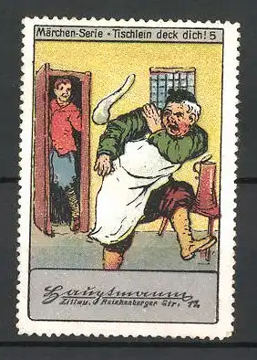 Reklamemarke Märchen-Serie Tischlein deck dich!, Bild 5