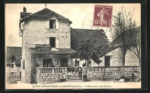 AK Saint-Christophe-la-Grotte, l'Hotellerie des Grottes