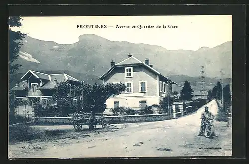 AK Frontenex, Avenue et Quartier de la Gare