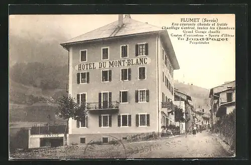 AK Flumet, Hotel du Mont-Blanc