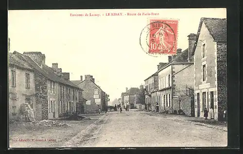 AK Le Ribay, Route de Paris-Brest