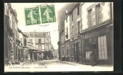 AK La Pooté, la Grande Rue