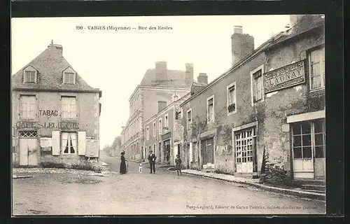 AK Vaiges, Rue des Ecoles