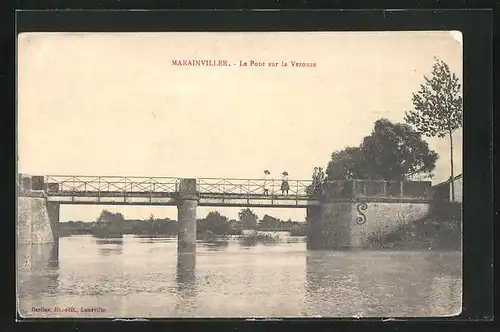 AK Marainviller, le Pont sur la Vezouze