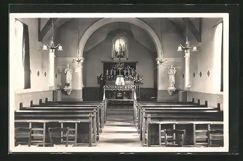 AK Menil-Flin, École Missionnaire, la Chapelle