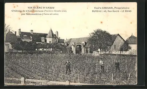 AK Chamboureau, Chateau de Chamboureau, Vin Blanc d`amjou, Emile Girard, Properietaire