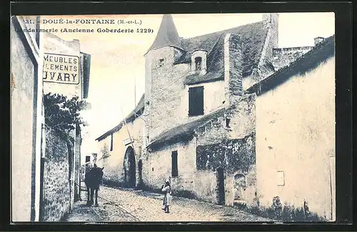 AK Doue-la-Fontaine, Gendarmerie, Ancienne Goberderie 1229