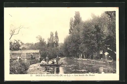 AK Doué-la-Fontaine, les bords du Douet