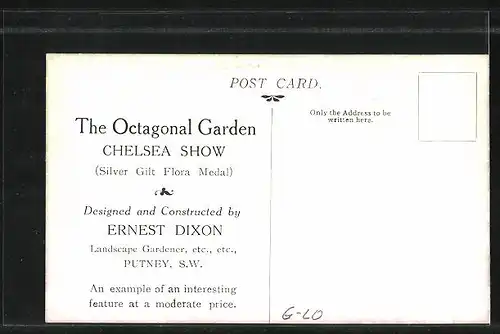 AK Chelsea, The Octagonal Garden