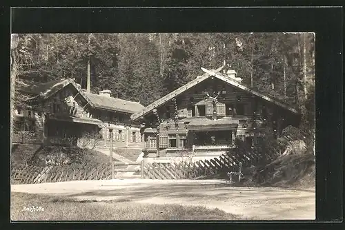 AK Dittersbach, Vor der Balzhütte