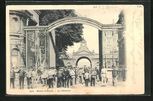 AK Aux, Mines d'Anzin, le Chantier