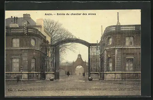 AK Anzin, Entrée du chantier des mines