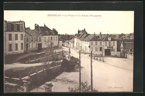 AK Seignelay, la Place et la Route d'Auxerre