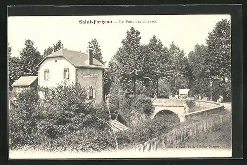 AK Saint-Fargeau, le Pont des Chévres