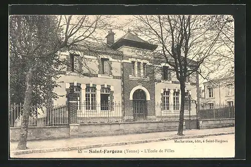 AK Saint-Fargeau, l'École de Filles