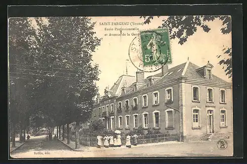 AK Saint-Fargeau, Ecole Professionnelle et Avenue de la Gare