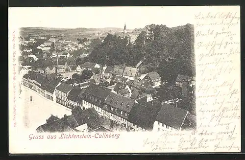 AK Lichtenstein-Callnberg, Blick aus der Vogelschau