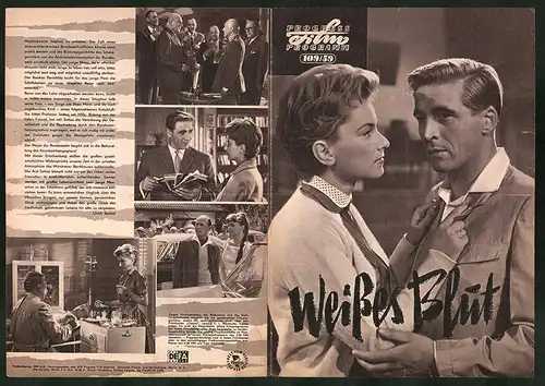 Filmprogramm PFP Nr. 109 /59, Weisses Blut, Christine Laszar, Jürgen Frohriep, Herbert Dirmoser
