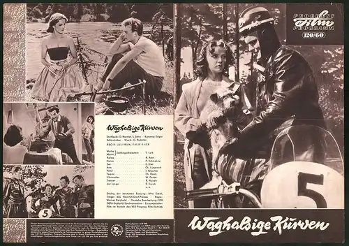 Filmprogramm PFP Nr. 120 /60, Waghalsige Kurven, R. Aren, P. Schmakow, Regie: Juli Kun
