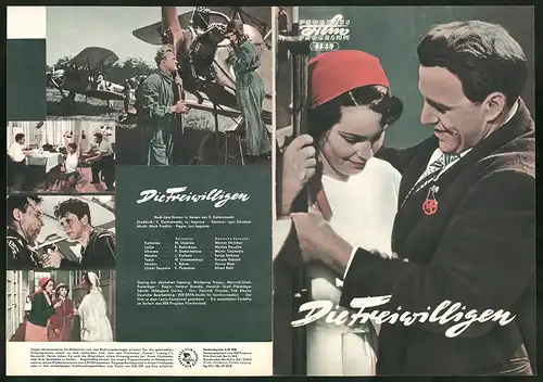 Filmprogramm PFP Nr. 45 /59, Die Freiwilligen, M. Uljanow, E. Bystrizkaja, Regie: Juri Jegorow