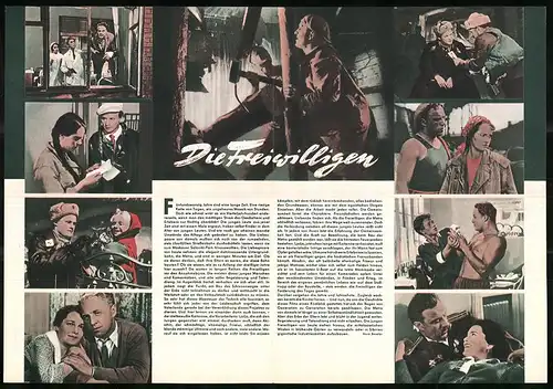 Filmprogramm PFP Nr. 45 /59, Die Freiwilligen, M. Uljanow, E. Bystrizkaja, Regie: Juri Jegorow