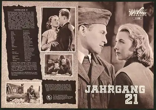 Filmprogramm PFP Nr. 9 /58, Jahrgang 21, E. Kotthaus, L. Munzar, Regie: Vaclav Gajer