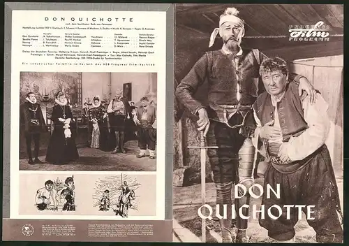 Filmprogramm PFP Nr. 7 /58, Don Quichotte, N. Tscherkassow, J. Tolubejew, Regie: G. Kosinzew