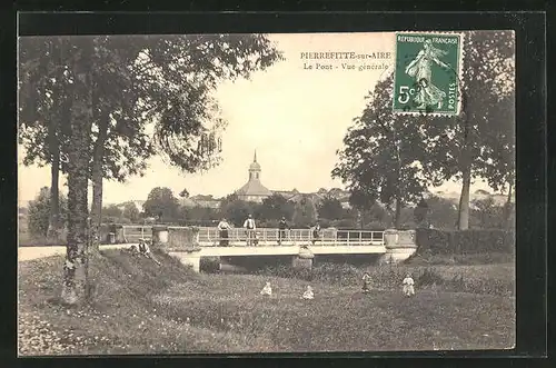 AK Pierrefitte-sur-Aire, Le Pont, Vue Generale