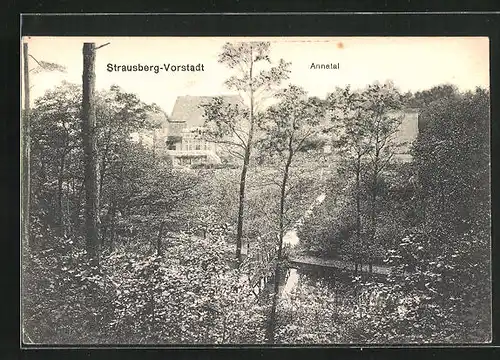 AK Strausberg, Blick in das Annatal