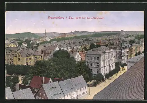 AK Frankenberg i. Sa., Blick von der Stadtkirche