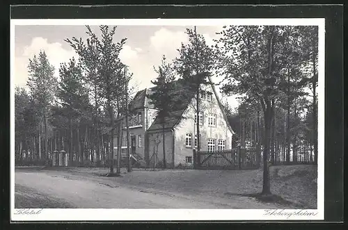 AK Lobetal, Strasse am Erholungsheim