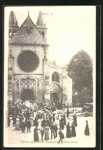 AK Melun, Premiére Communion á Notre-Dame