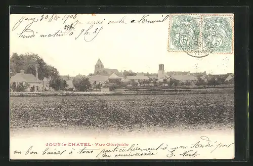 AK Jouy-le-Chatel, Vue Générale