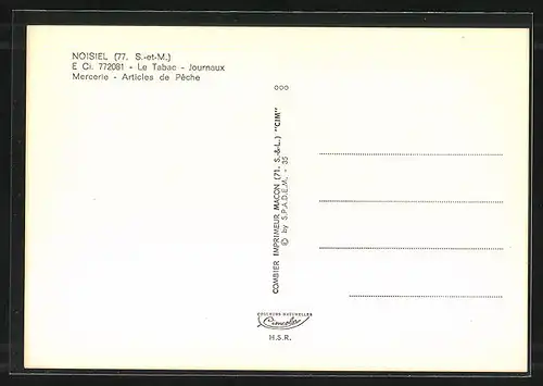 AK Noisiel, Le Tabac, Journaux Mercerie