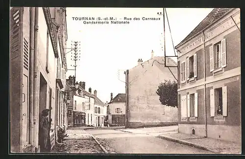 AK Tournan, Rue des Carreaux, Gendarmerie Nationale