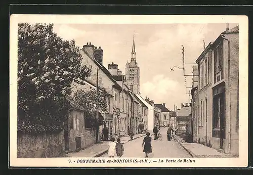 AK Donnemarie-en-Montois, La Porte de Melun