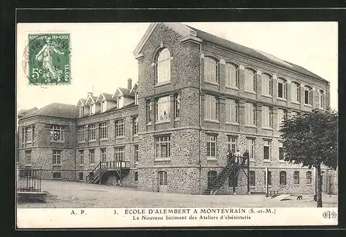 AK Montévrain, Le Nouveau bâtiment des Ateliers d`ébénisterie