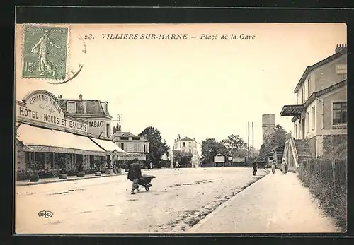 AK Villiers-sur-Marne, Place de la Gare