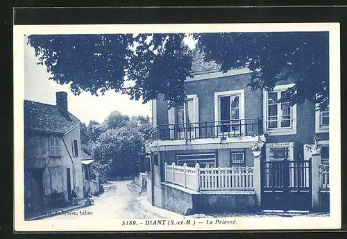 AK Dinant, Le Prievre, Strasse zwischen den Häusern