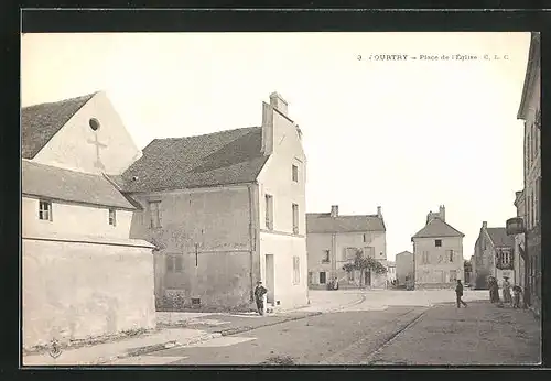 AK Courtry, Place de l`Eglise