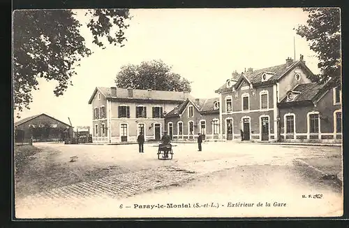 AK Paray-le-Monial, Extérieur de la Gare