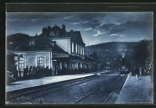 AK Le Creusot, Gare des Voyageurs